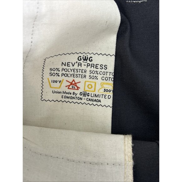 Vintage GWG Drillers Drill Workwear Gray Pants Mens 40 X 31 Nev’R Press NW - Picture 10 of 10